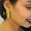 Pointy Pinto Earstuds