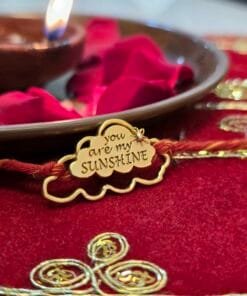 Alternative view of You Are My Sunshine Rakhi
